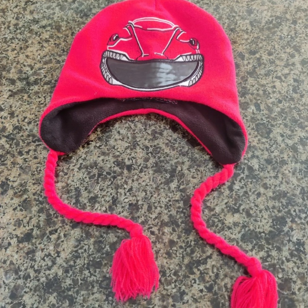 Red Power Rangers Mighty Morphing Laplander Hat
